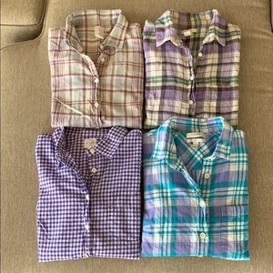 Jcrew (3)/Jcrew Factory (1) button-down shirt bundle